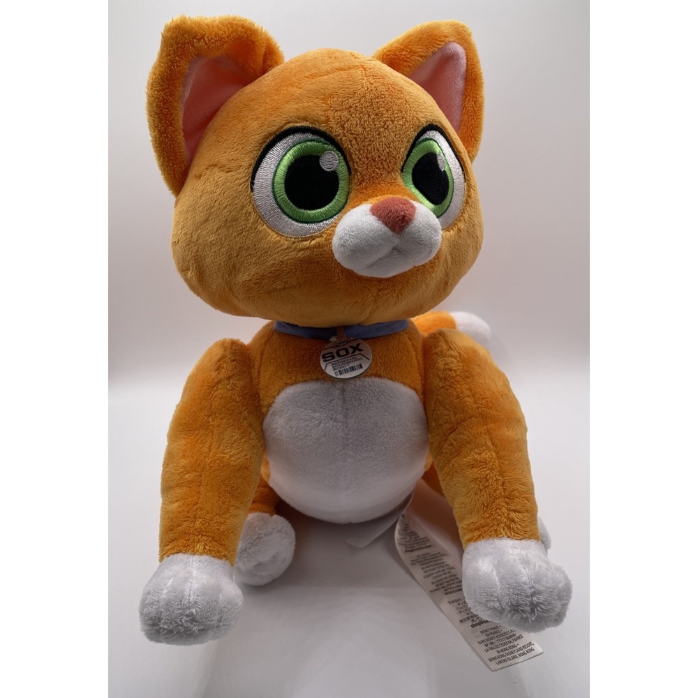 Disney Store Pixar Sox Plush toy 11"  Lightyear Movie Cat Kitty Robot Jointed